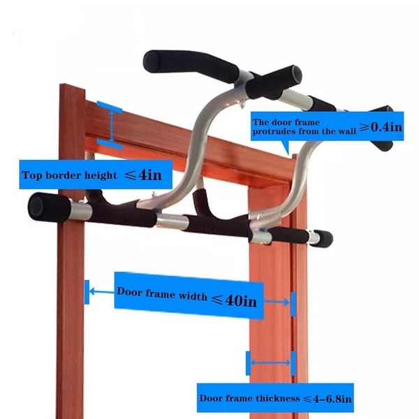 Door clearance exercise machine