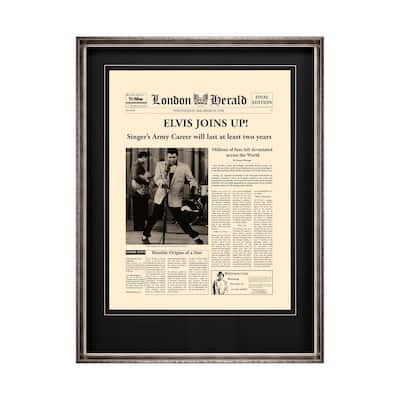 Elvis Joins Up! Framed Art Print