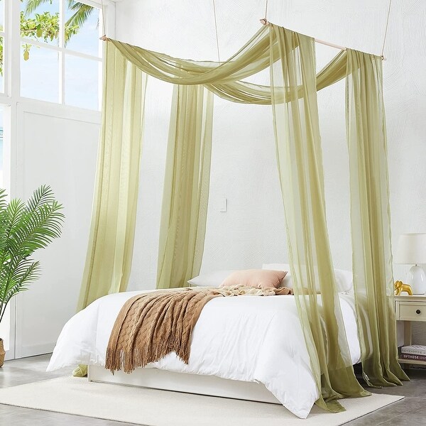 Cloth canopy store for bed