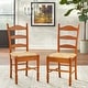 preview thumbnail 4 of 9, Simple Living Ladder back dining chair (Set of 2)