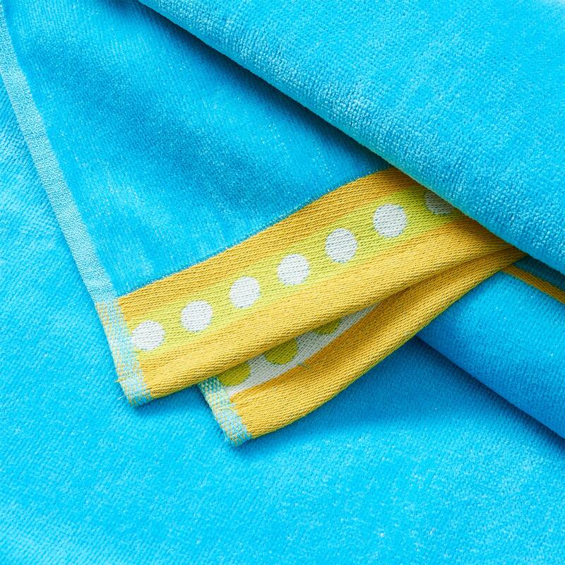 Linery & Co. 100% Cotton Jacquard 2 Pack Summer Beach Towels