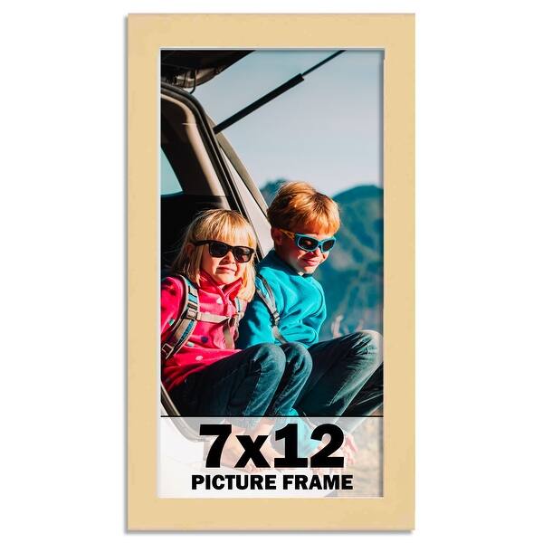 7x12 Frame Natural Brown Picture Frame - Complete Modern Photo Frame ...