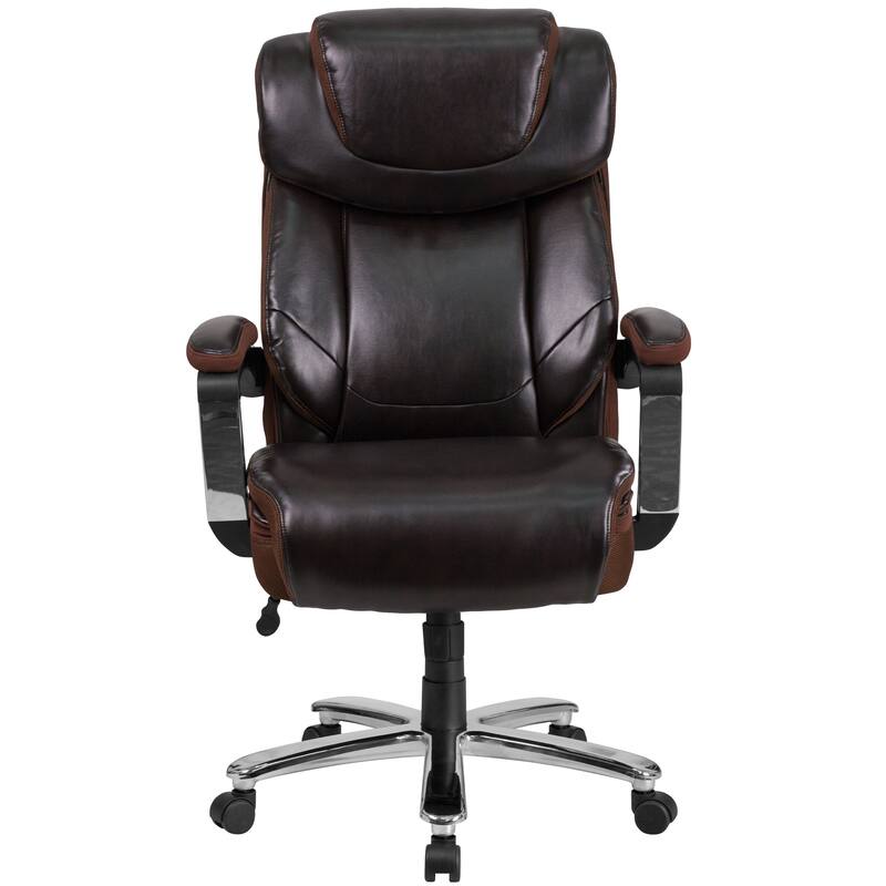 Big & Tall LeatherSoft Executive Swivel Ergonomic Office Chair