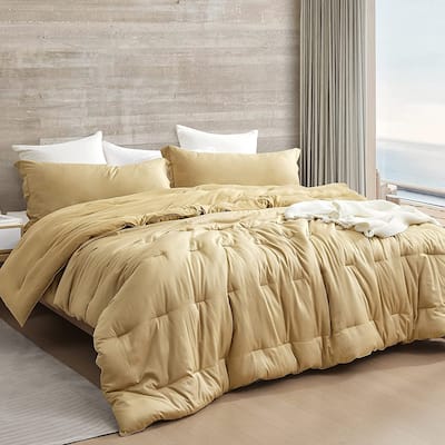 Butter - Coma Inducer® Oversized Cooling Comforter Set - Gold Taupe