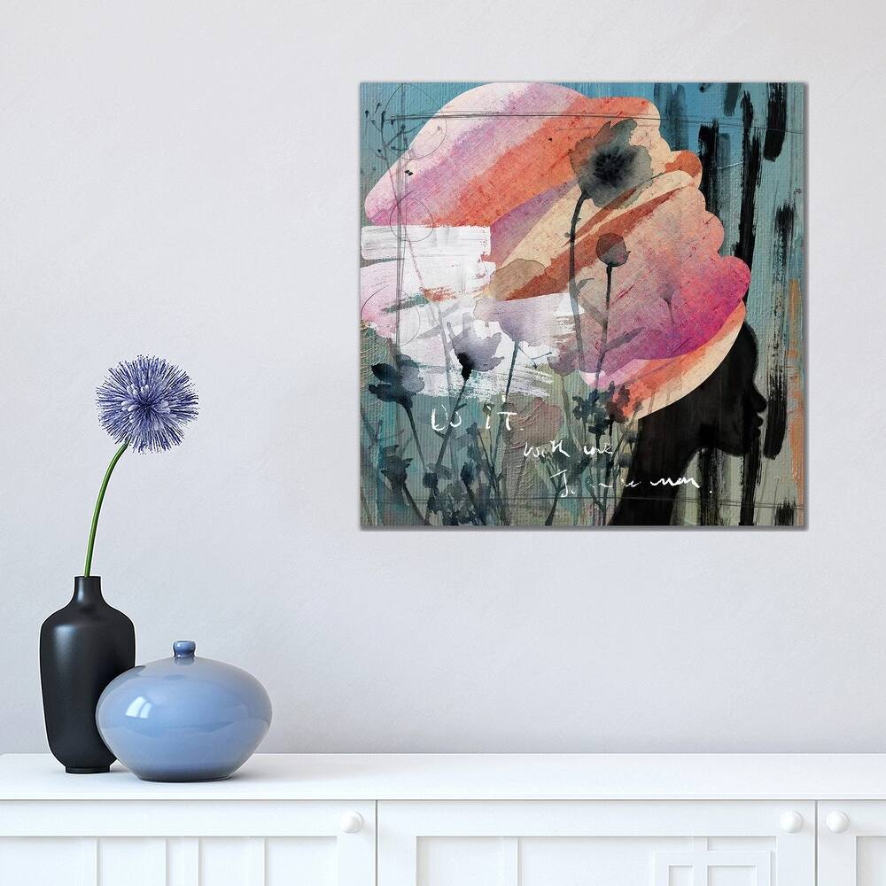 iCanvas "Turban Blue" by Nikki Chu Canvas Print