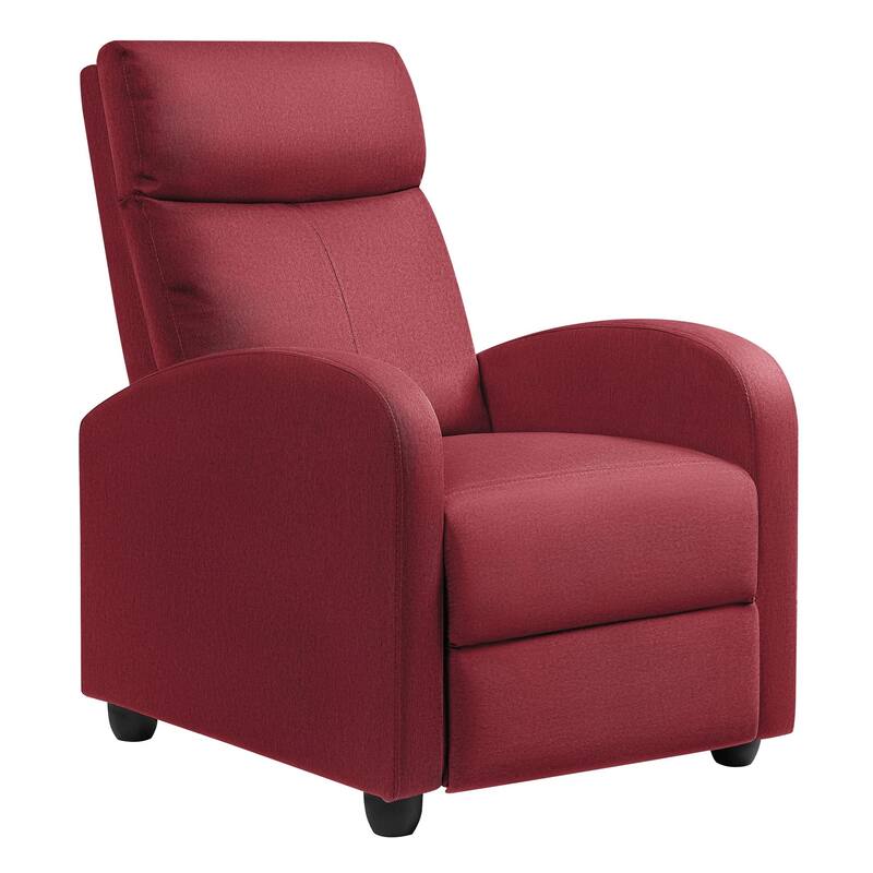 Recliner Chair Adjustable Home Theater Single Fabric Sofa Furniture