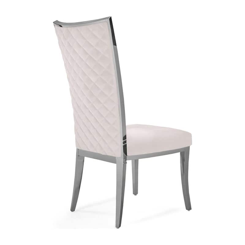 Massimo Silver Stainless Steel Dining Chair