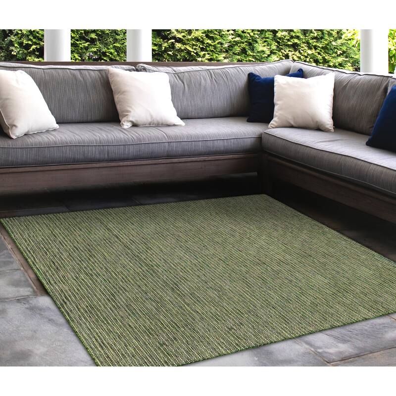 Liora Manne Carmel Textured Striped Indoor/ Outdoor Area Rug
