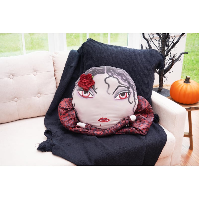 Vampira Zombinaland Halloween Decorative Soft Figurine Pillow