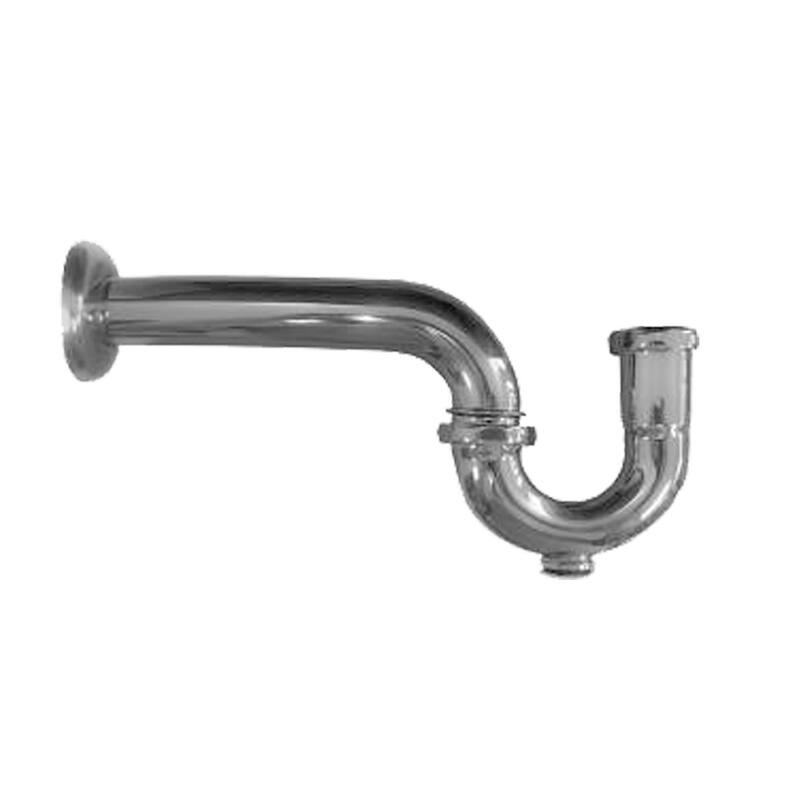 White Small Sink Wall Mount with 4" Center Set Faucet , Sink Drain With Overflow and P Trap