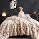 preview thumbnail 17 of 34, Wonderful Luxurious Imitation Fur Comforter Set Tie-Dye Fluffy Bubble
