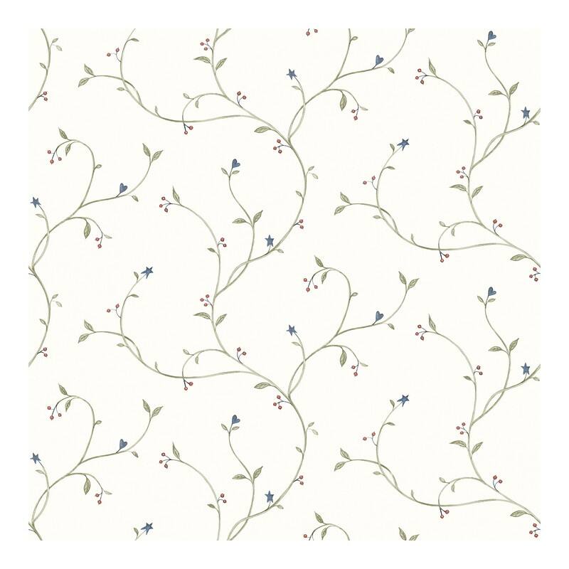 Chesapeake Kurt Green Tin Star Trail Wallpaper - 20.5 x 396 x 0.025