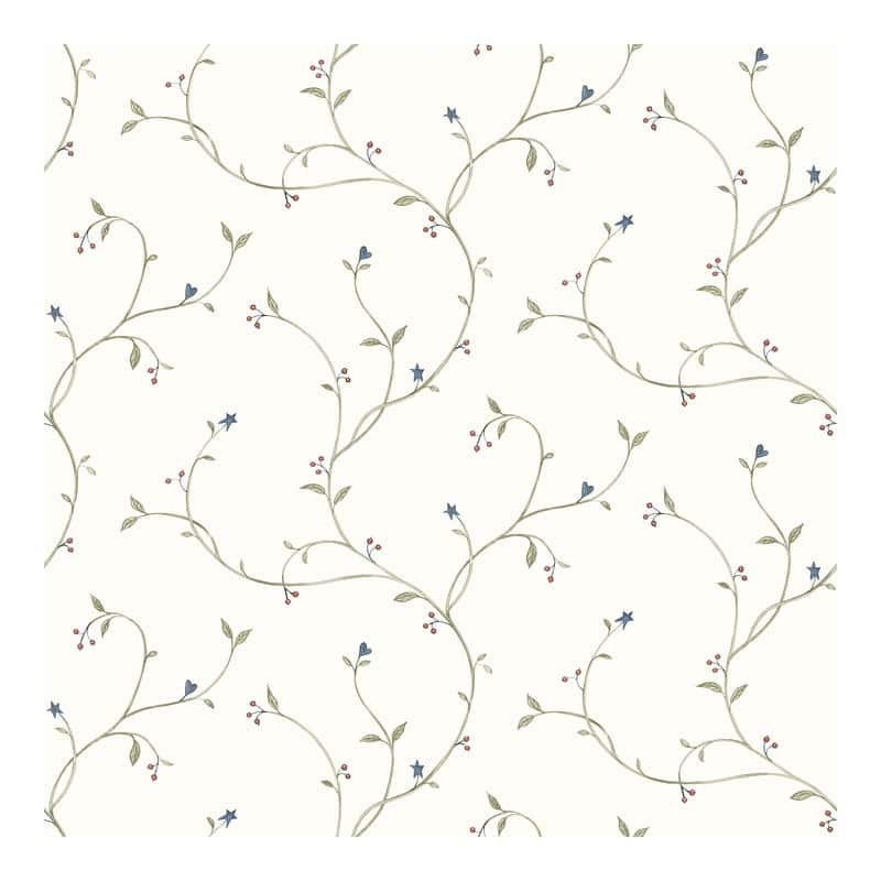 Chesapeake Kurt Green Tin Star Trail Wallpaper - 20.5 x 396 x 0.025