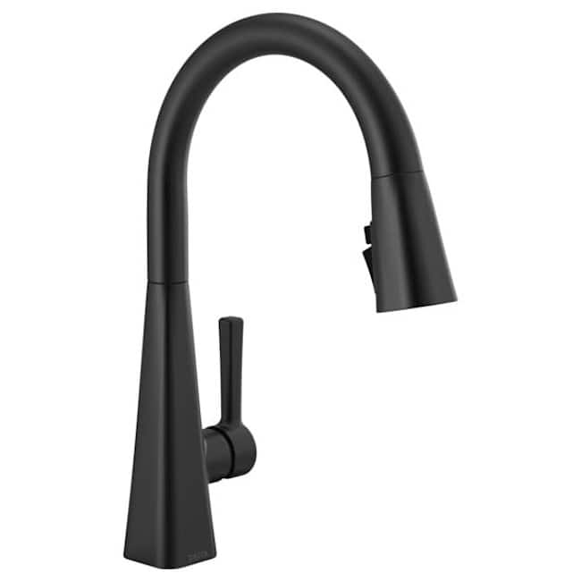 Delta Lenta Single-Handle Pull-Down Kitchen Faucet with ShieldSpray
