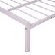 preview thumbnail 19 of 71, Metal Platform Bed With Two Drawers,House-Shaped Headboard Design