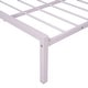 preview thumbnail 32 of 49, Full Size Metal Platform Bed with Two Drawers and House-Shaped Headboard