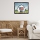 preview thumbnail 26 of 26, Stupell Patriotic Country Barn Framed Floater Canvas Wall Art Design By Sara Baker