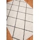 preview thumbnail 21 of 120, Nourison Brisbane Large Diamond Geometric Modern Shag Area Rug 8' 2" x 10' - Ivory/Charcoal - Runner/Rectangle