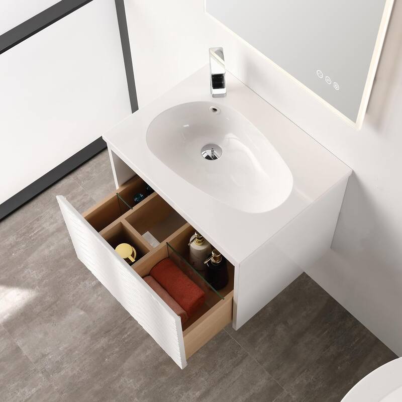 Blossom Wall Mounted Bathroom Vanity with Sink