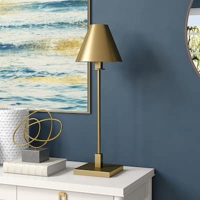 Clement 28" Tall Table Lamp with Metal Shade - 9" Wide
