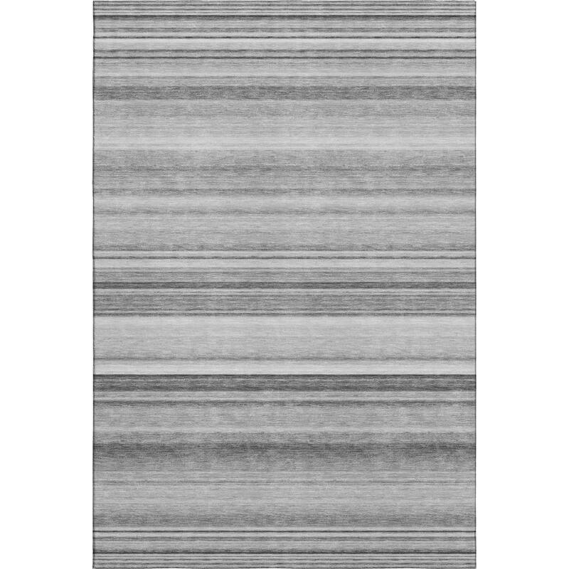 Premium Washable Super Soft Ombre Cabana Stripe Mayfield Rug