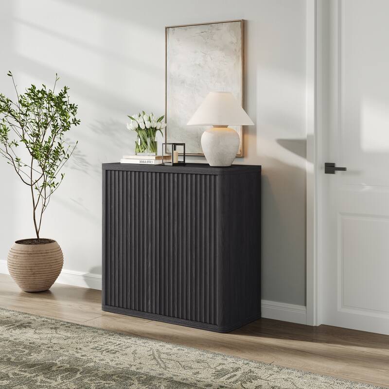 3 Multifunctional and Practical Rounded-Corner Side Cabinets