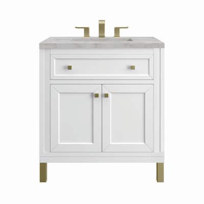 James Martin Vanities 305-V30-3VSL Chicago 30" Single Basin Wood