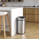 preview thumbnail 10 of 9, iTouchless Oval 13‑Gallon Sensor Kitchen Trash Can with AbsorbX Odor Filter
