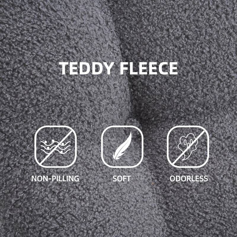 Accent Rocking Chair with Footrest & Storage Pocket, High-Back Rocker, Rubber Wood Lounge Chair