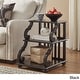 preview thumbnail 17 of 19, Lorraine Wood Scroll End Table by iNSPIRE Q Classic
