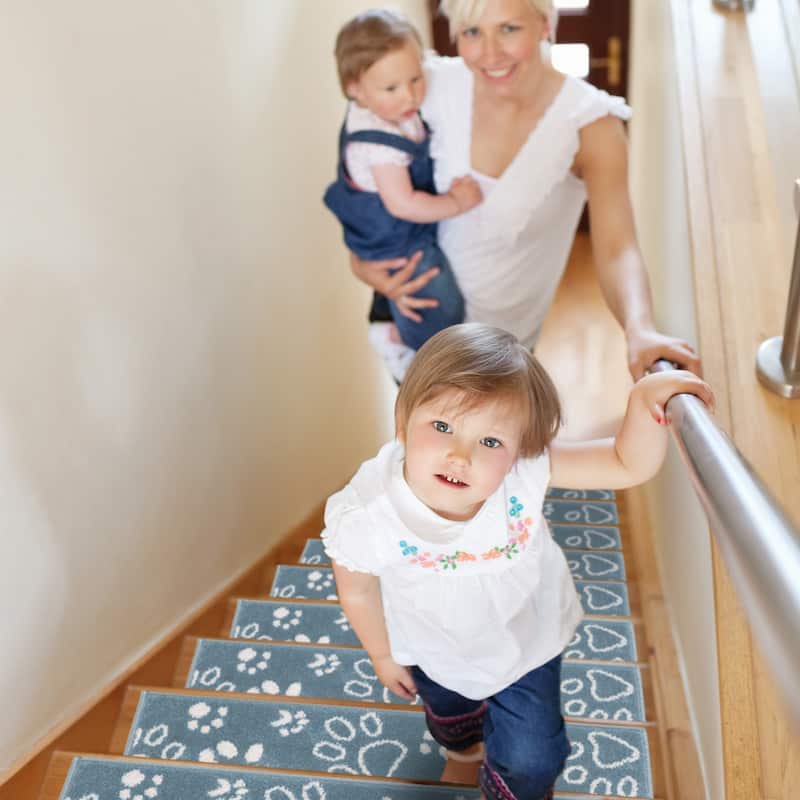 SUSSEXHOME Paw Collection Stair Treads Polypropylene 9"x28"