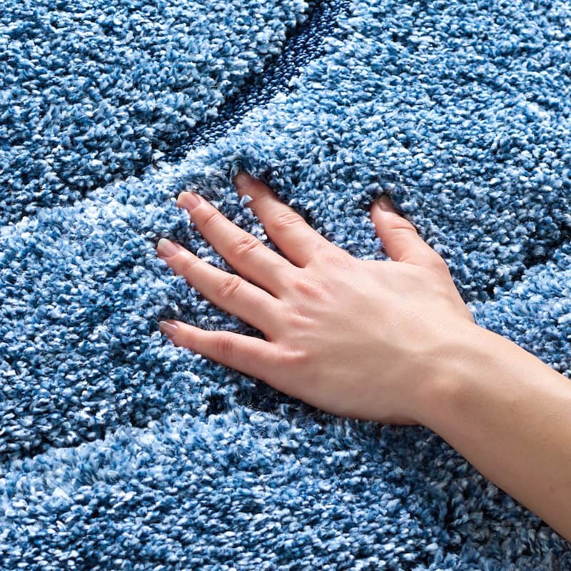 SAFAVIEH Florida Shag Borbala Soft Serene Waves 1.2-inch Thick