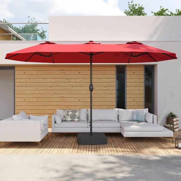11 foot patio umbrella Round 11 Foot Patio Umbrella by World Market