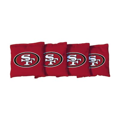 San Francisco 49ers NFL Red Cornhole Bags