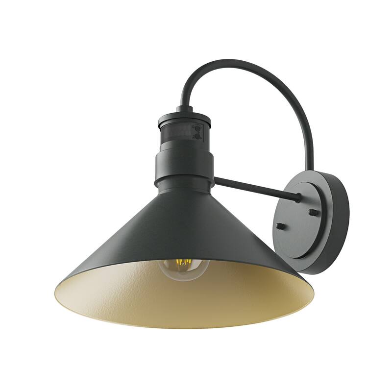 Farmhouse Gooseneck Dusk To Dawn Motion Sensor Outdoor Barn Light