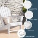 preview thumbnail 81 of 156, Aderson Outdoor Poly Adirondack Chair With Ottoman And Side Table 12-Piece Set