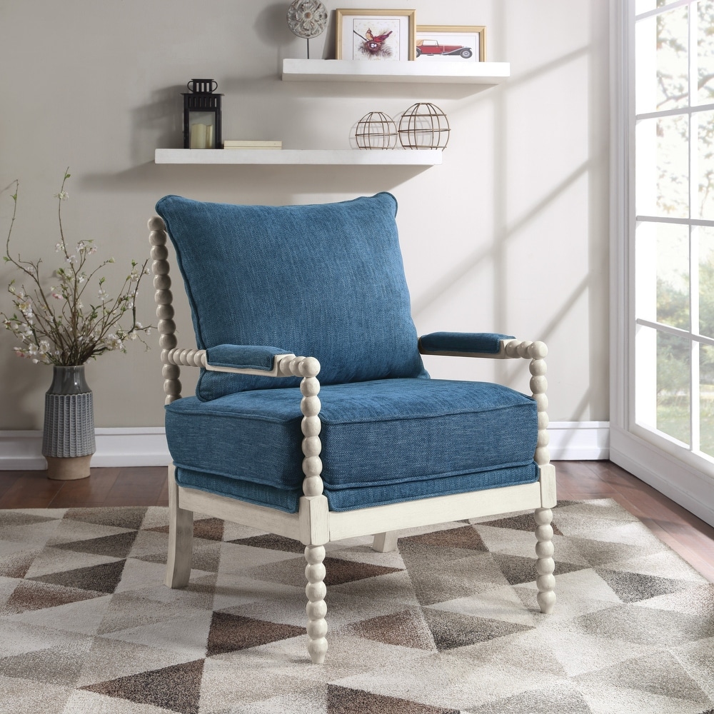 Blue sitting 2025 chair