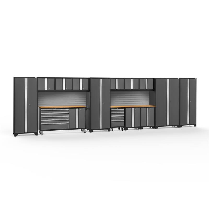 NewAge Products Bold Series 276" W x 18" D 15 Piece Garage Cabinet Set