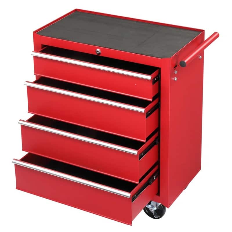 4-Drawer Tool Chest in Red