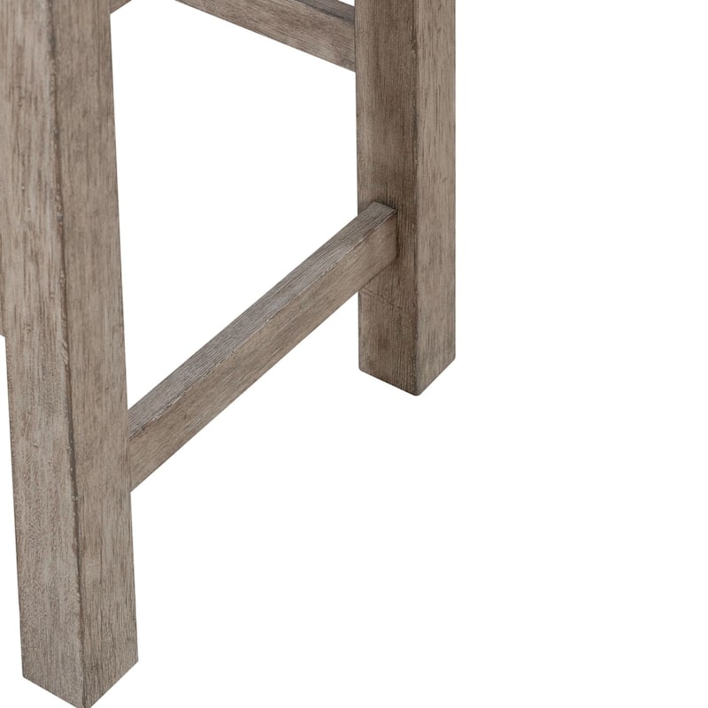 Liberty Furniture Skyview Lodge Upholstered Stool - Width16" x Depth16" x Height24"