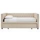 preview thumbnail 15 of 18, Kahler Weave Fabric Daybed with Metal Slats by iNSPIRE Q Classic