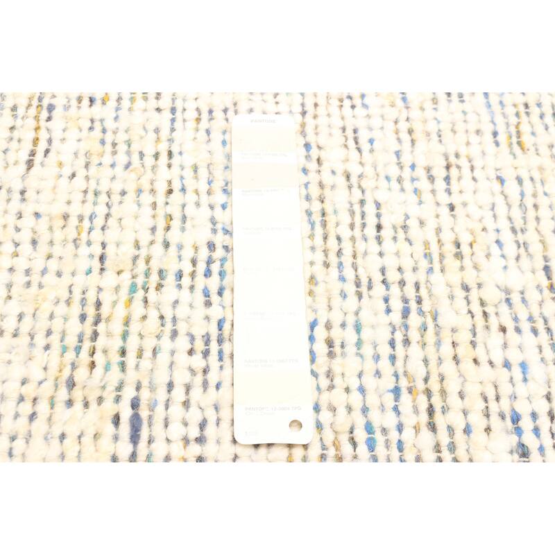 ECARPETGALLERY Braid weave Sienna Cream Wool Rug - 5'5 x 7'5