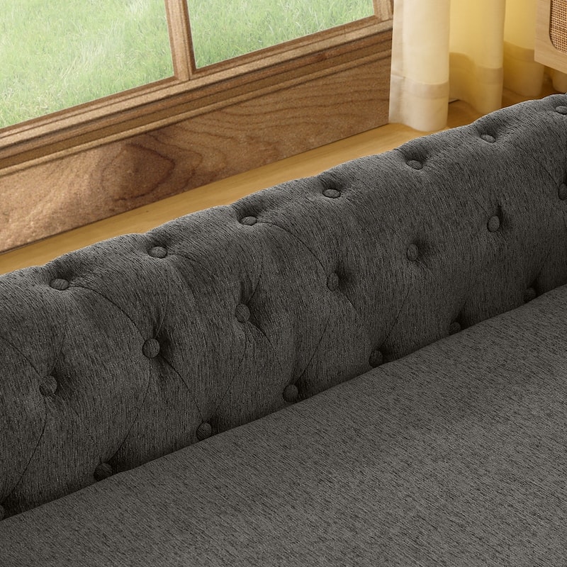 Elegant Rectangular Pet Sofa Bed for Dogs Up to 130lbs