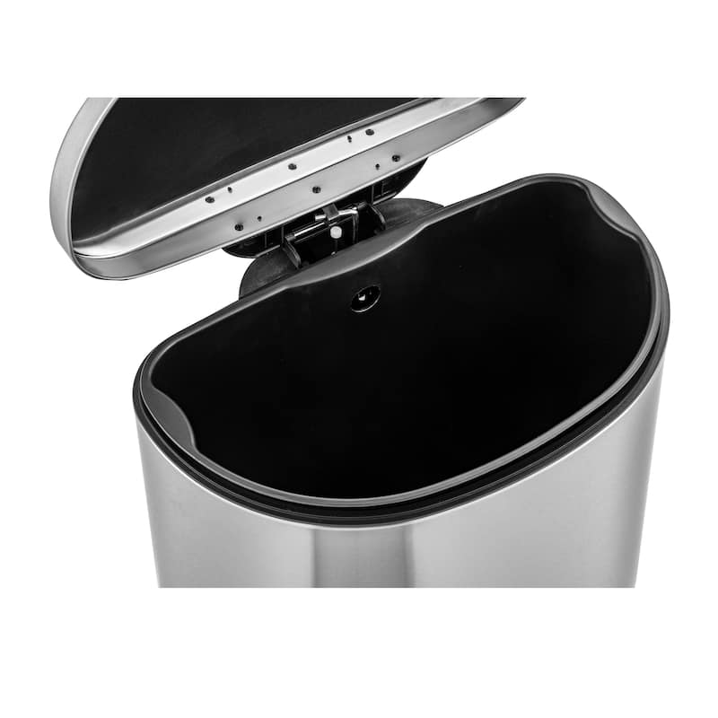 Qualiazero 50L / 13.2 Gallon D-Shape Step Can