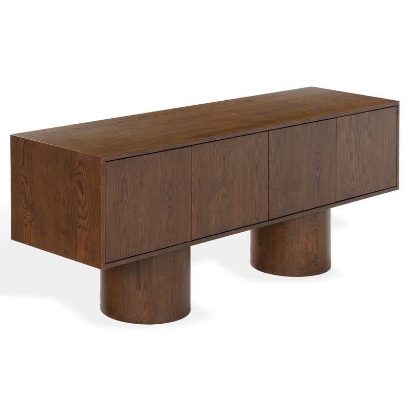 SAFAVIEH Couture Alberti Wood Sideboard - 71"W x 20"D x 29"H