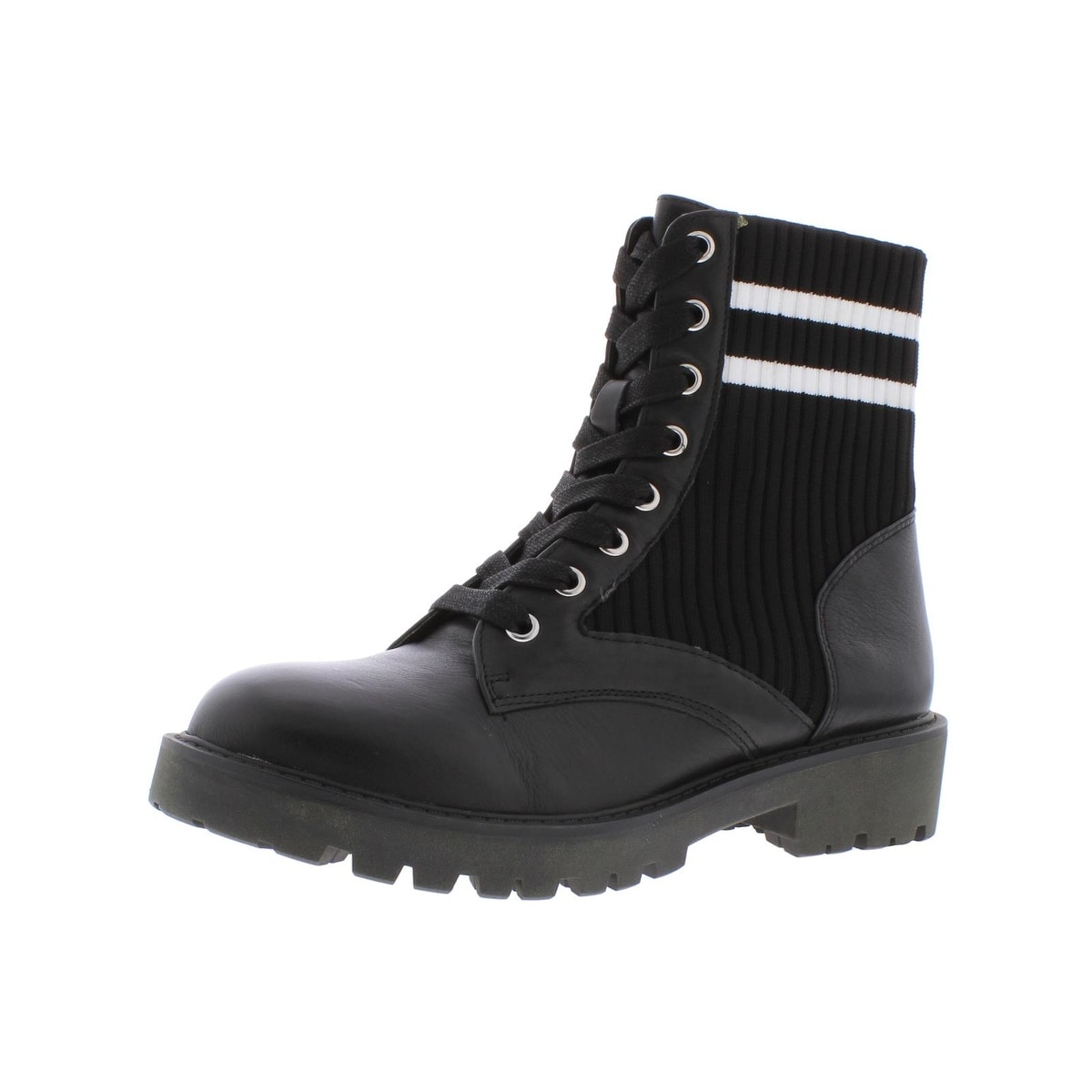 steve madden hills knit combat booties