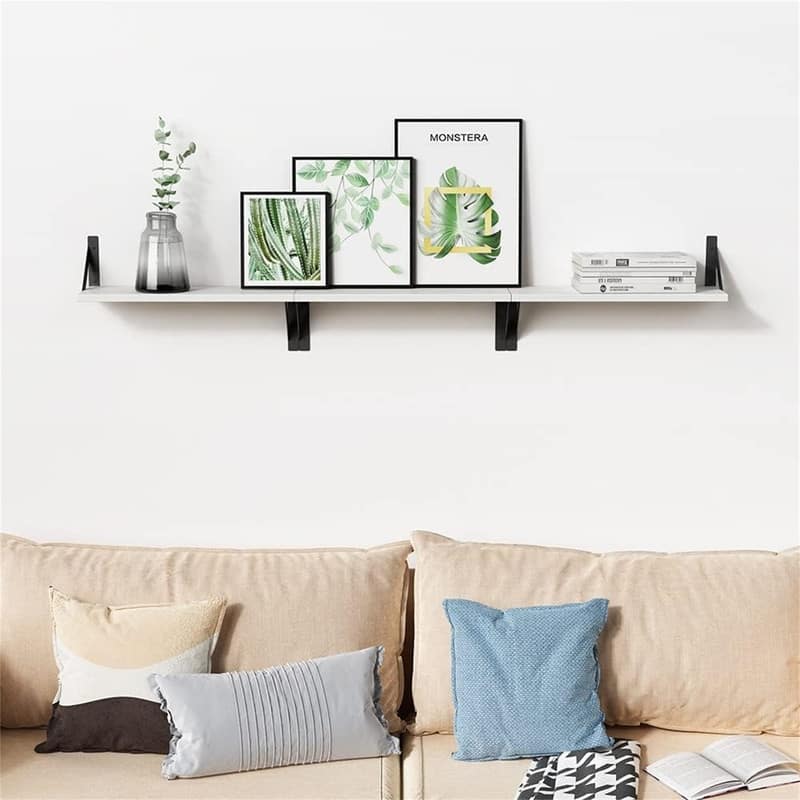 Floating Shelves Bathroom Set of 3 - 6"D x 17"W x 4.7"H