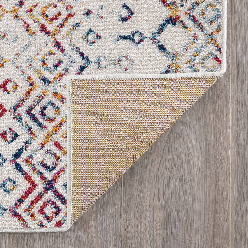 Gematria Moroccan Geometric Indoor Area Rug