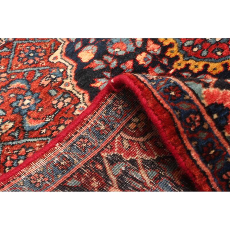 ECARPETGALLERY Hand-knotted Anatolian Vintage Red Wool Rug - 4'3 x 6'7