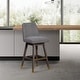 preview thumbnail 30 of 176, Amalie Upholstered Bar Stool, Swivel Counter Height Stool with Solid Wood Frame